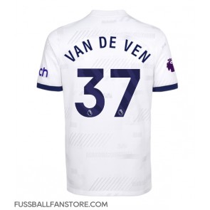 Tottenham Hotspur Micky van de Ven #37 Replik Heimtrikot 2023-24 Kurzarm